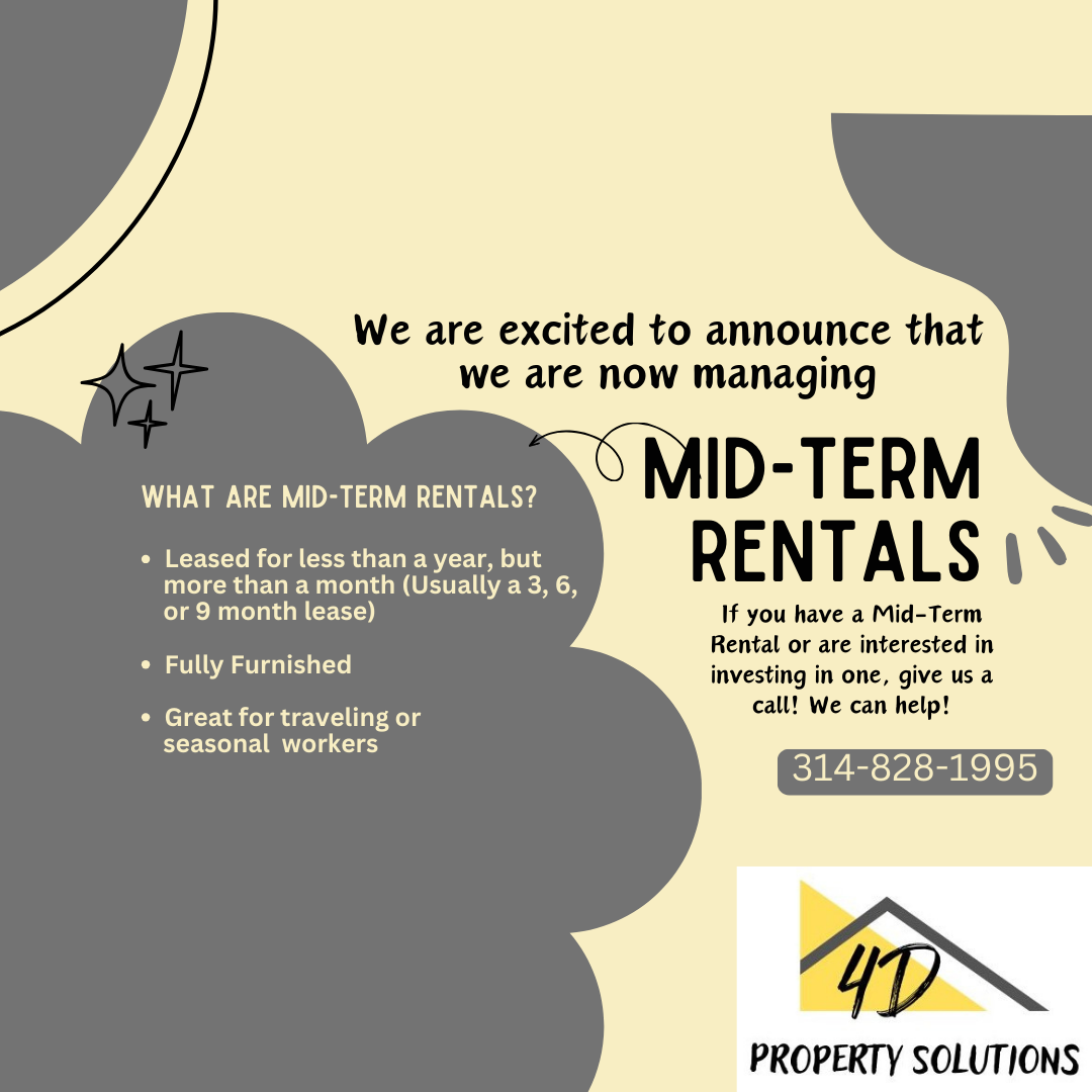 Mid Term Rental Announcement